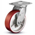 Colson Colson® 4 Series Swivel Plate Caster 4.04109.949.7 - Mold-On Polyurethane 4" Dia. 700 Lb. Cap. 4.04109.949.7